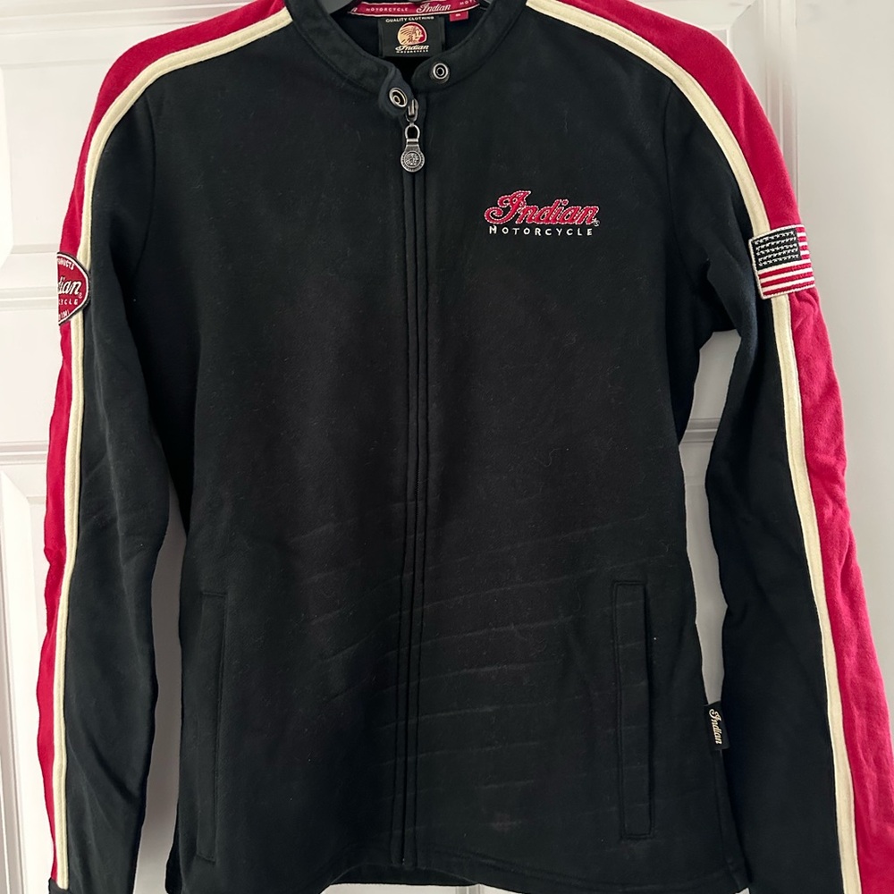 Fleece lined sweater-jacket